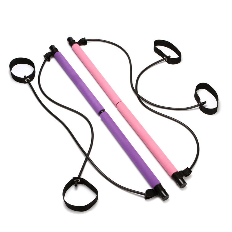 Pilates Bar, Yoga Bar, Fitness Body, Yoga, Slimming, Pilates Bar, Tension Bar, Multifunctional Abdomen and Chest Expander